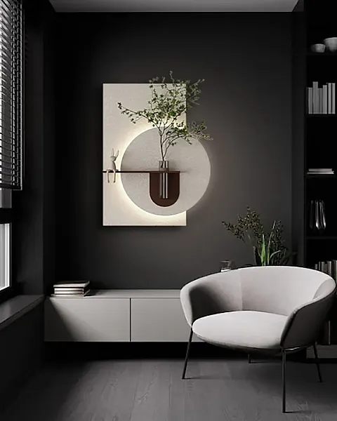 Διακοσμητικός πίνακας 3D με φωτισμό Led